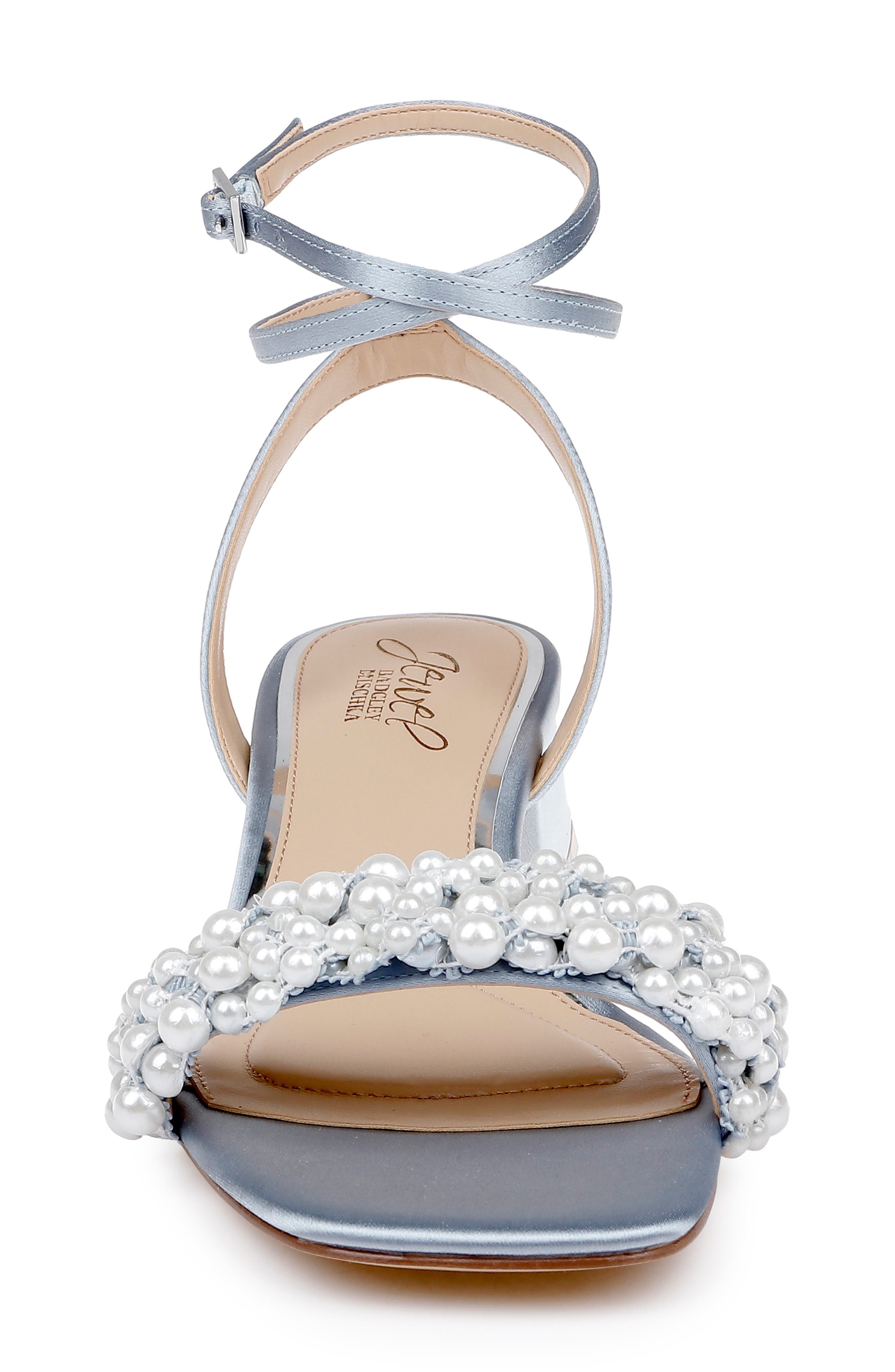 Payton Ankle Strap Sandal, Alternate, color, MIST BLUE SATIN