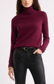 Nordstrom Classic Cashmere Turtleneck Sweater