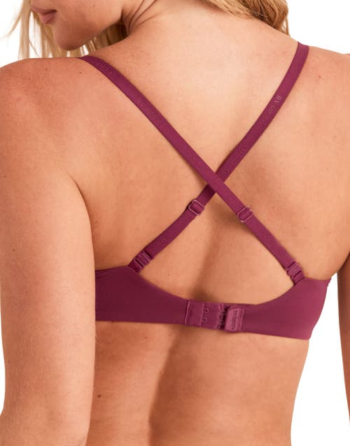Adore Me Natalya Push Up Plunge Bra In Purple