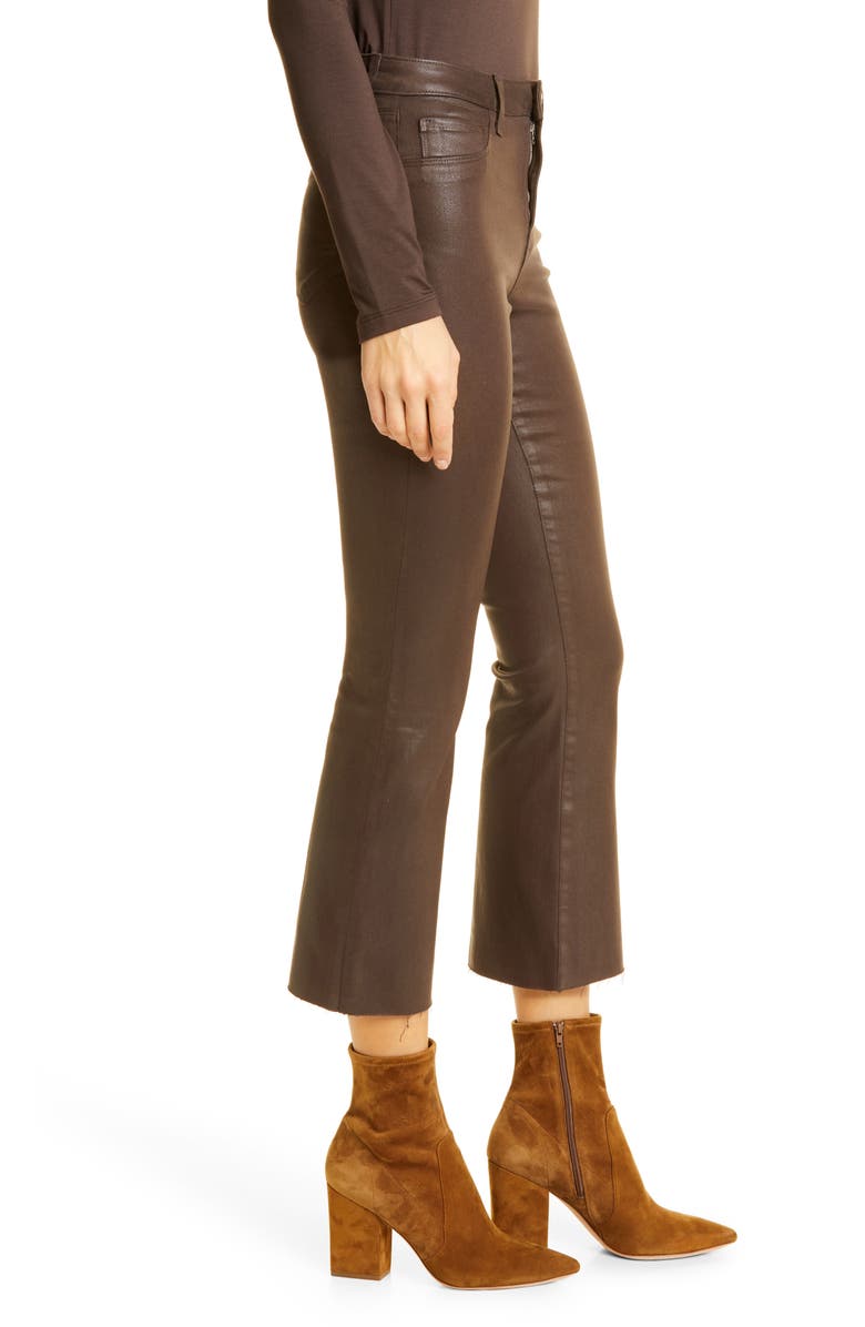 L'AGENCE Kendra High Waist Crop Flare Jeans, Alternate, color,