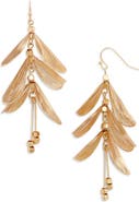 Nordstrom Layered Petal Drop Earrings