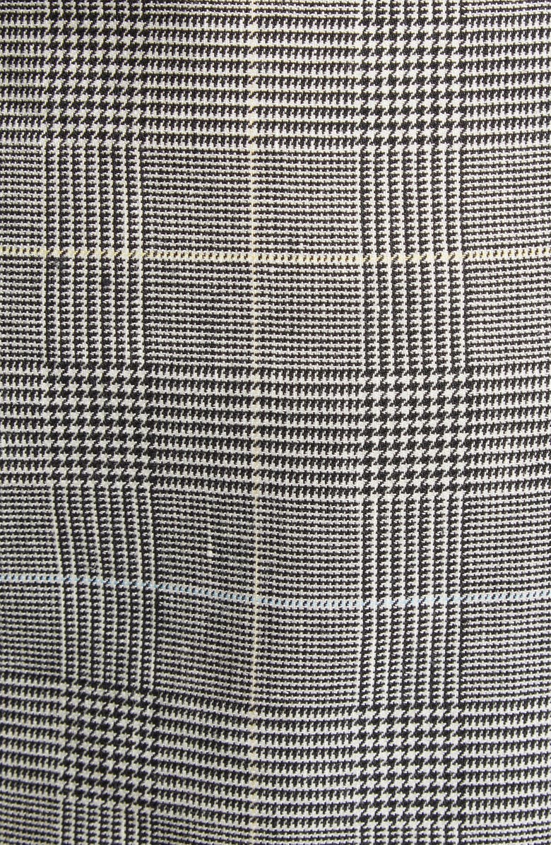 Veronica Beard Lois Glen Plaid Linen Blend Vest, Alternate, color, Black Multi