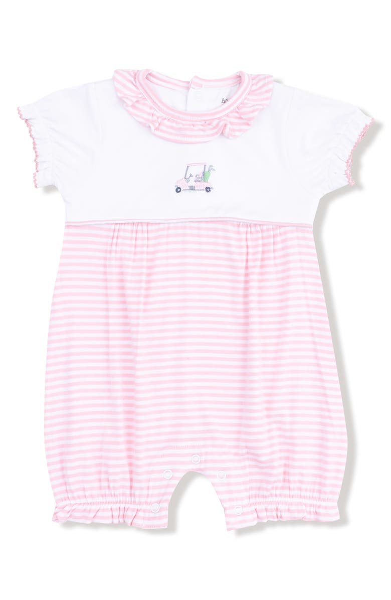 Angel Dear Golf Cart Romper, Main, color, Pink/ White