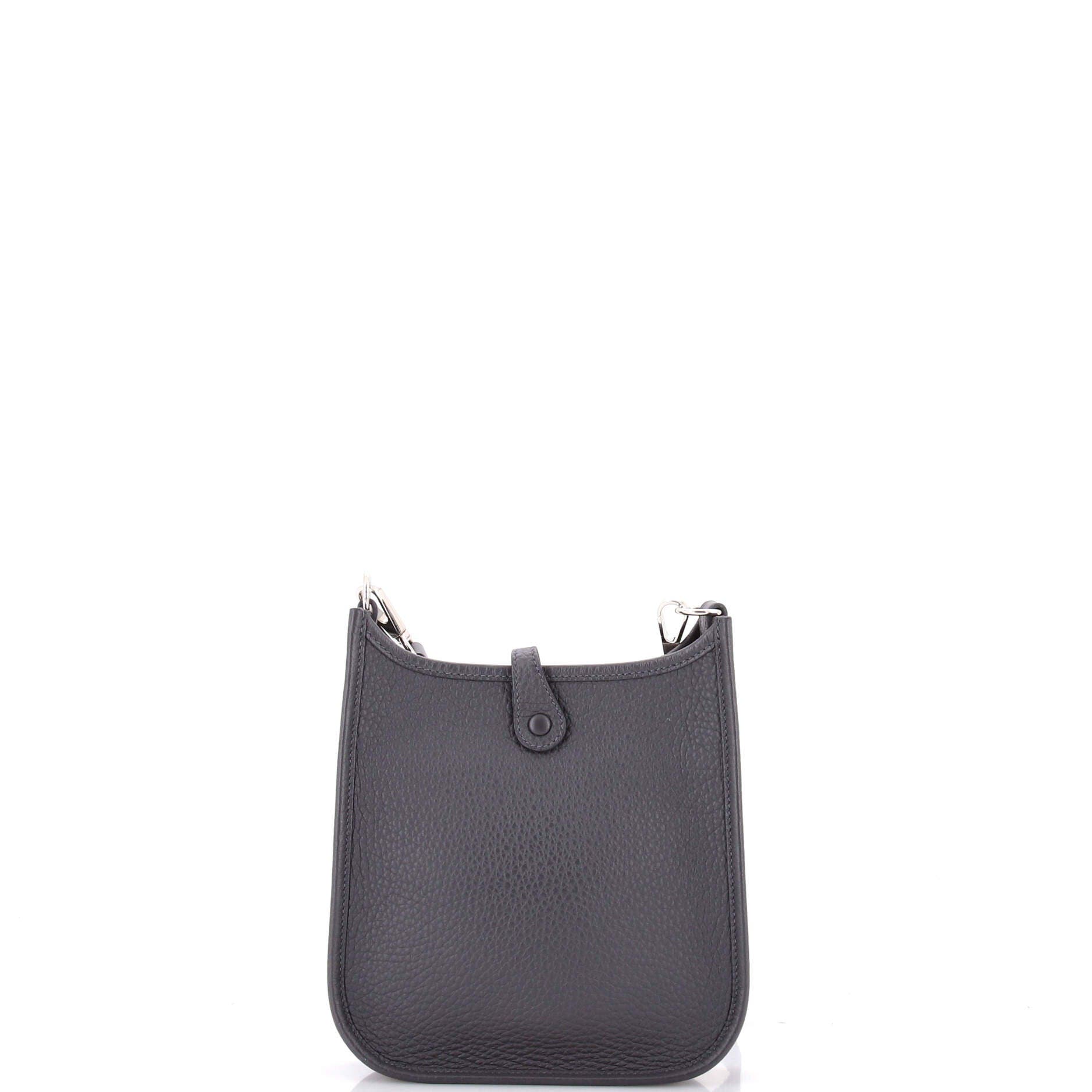 Pre-Owned Hermes Evelyne Bag Gen III Clemence TPM, Alternate, color, Gris Misty