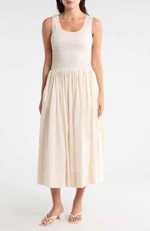 Sleeveless Smocked Sundress