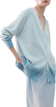 MANGO Ombré Cotton Lounge Cardigan