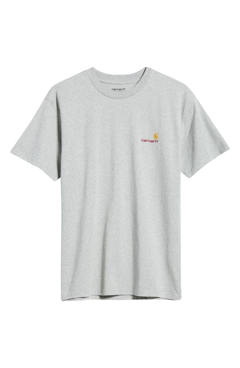 Carhartt Work In Progress Embroidered Organic Cotton Logo T-Shirt, Alternate, color, 