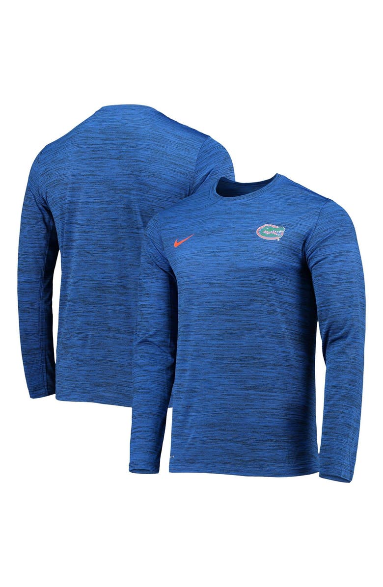 Nike Men's Nike Royal Florida Gators Velocity Legend Performance Long Sleeve T-Shirt, Main, color, 