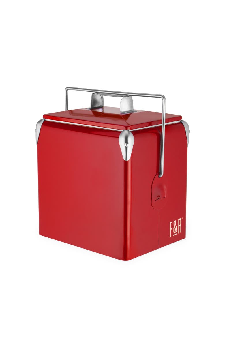 Foster & Rye Vintage Metal Cooler, Main, color, 