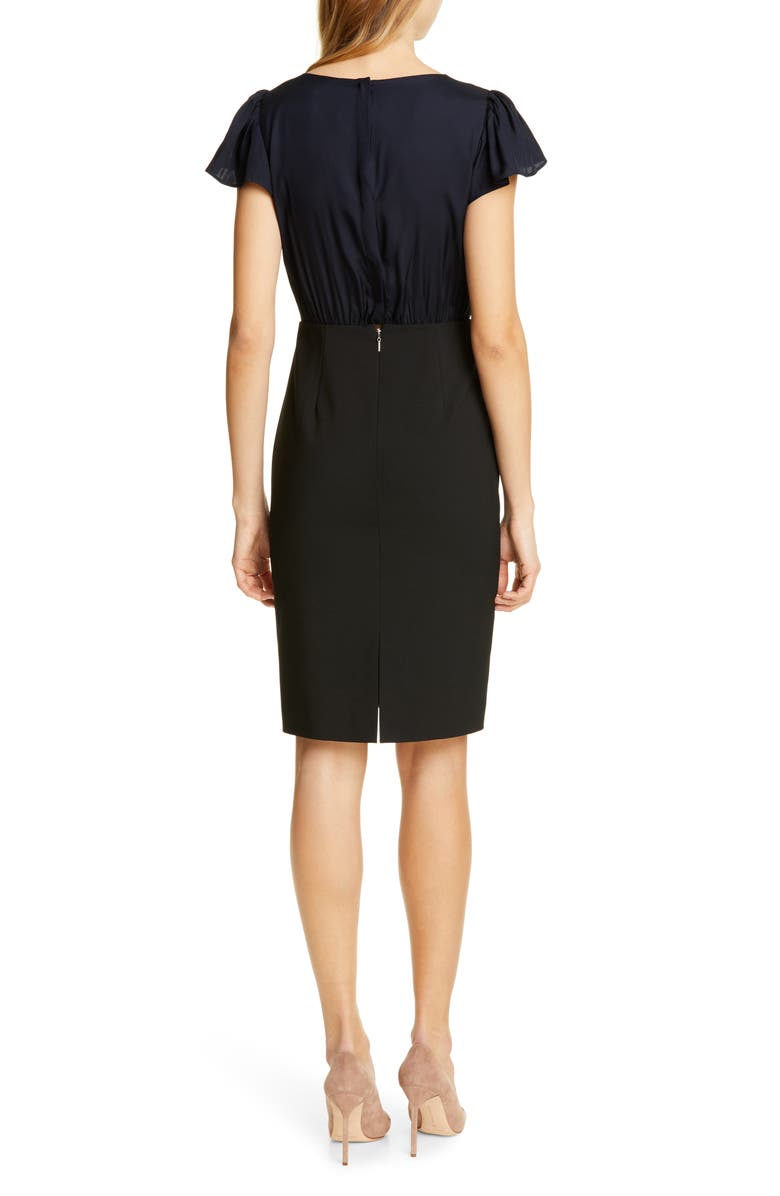 Tailored by Rebecca Taylor Mock Two-Piece Dress, Alternate, color, 