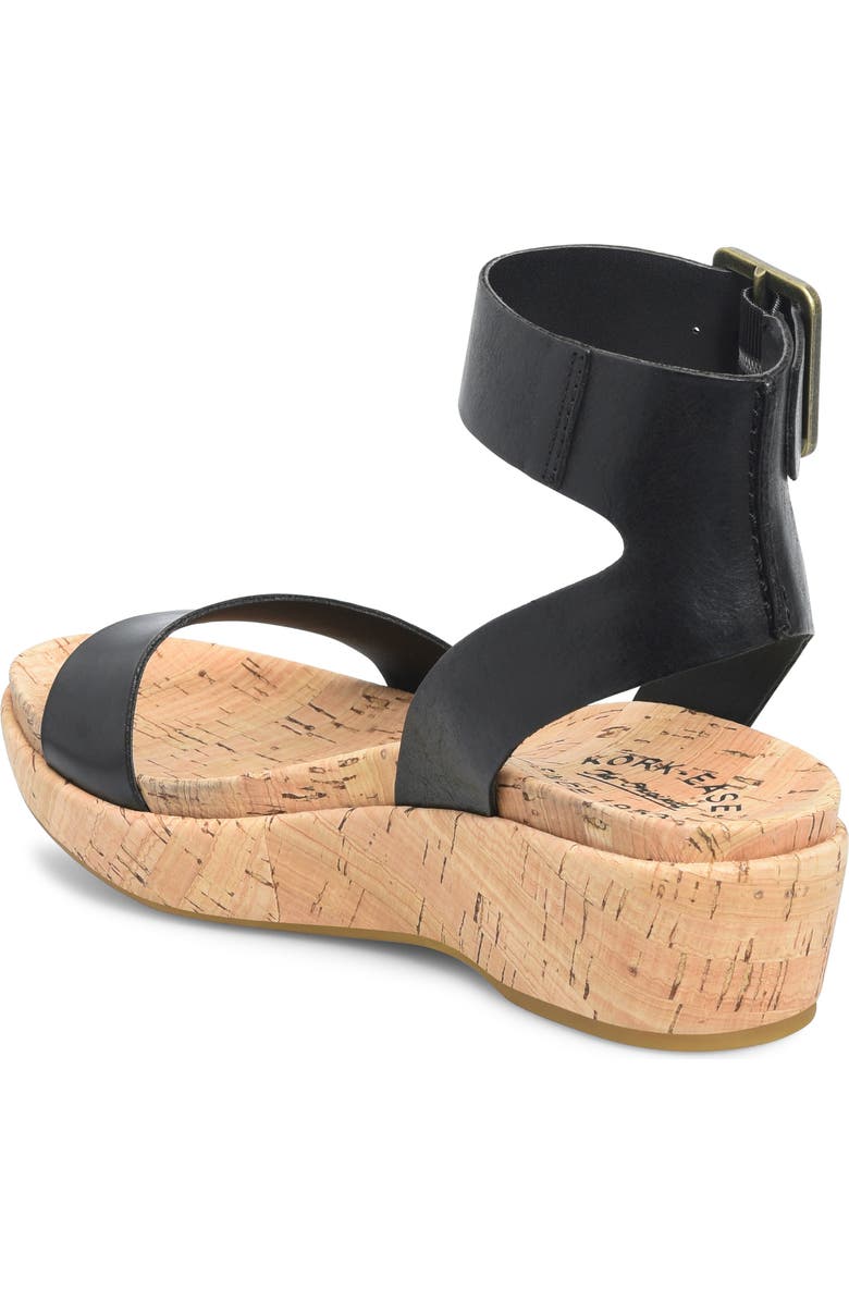 Kork-Ease<sup>®</sup> Mullica Ankle Strap Platform Wedge Sandal, Alternate, color,