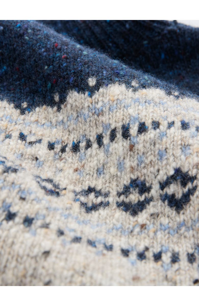 Celtic & Co. Donegal Oversized Turtleneck Sweater, Alternate, color, Oatmeal Fleck