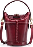 OLD TREND Begonia Genuine Leather Vintage Bucket Crossbody