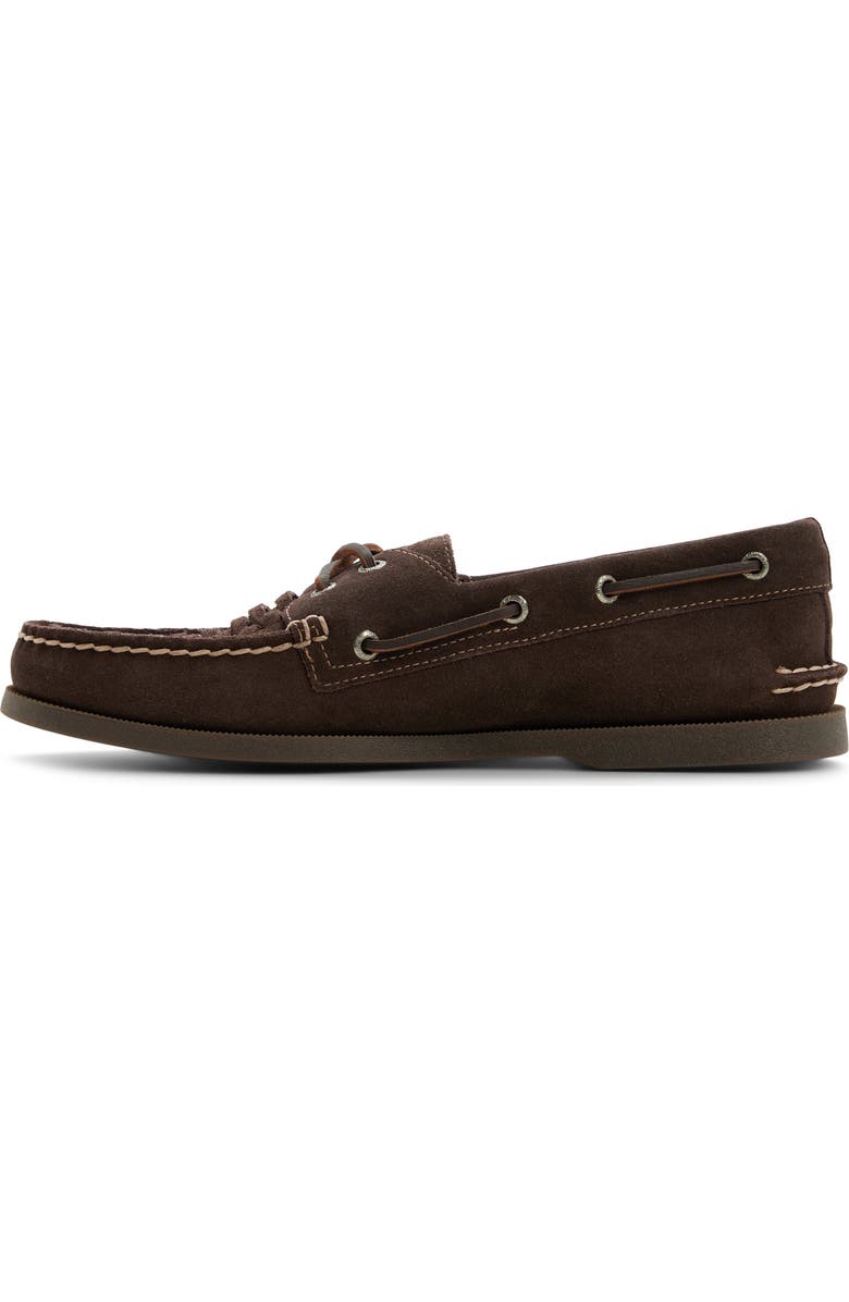 Sperry Authentic Original 2-Eye Woven Boat Shoe, Alternate, color, Dark Brown