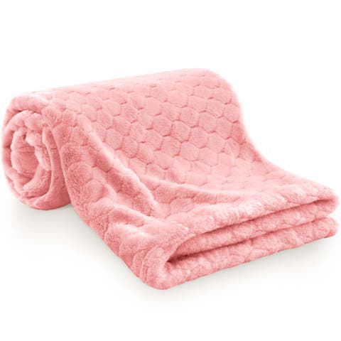 Soufflé Fleece Baby Blankets - Honey