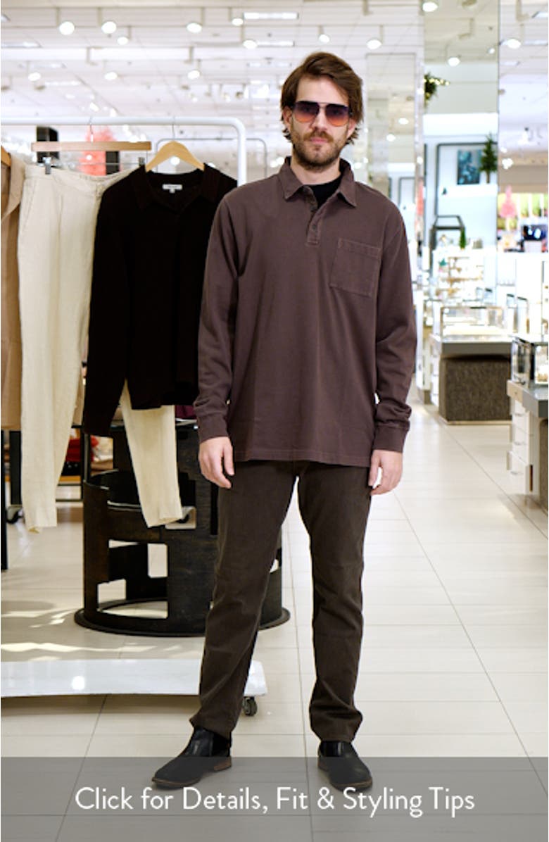 Long Sleeve Heavyweight Jersey Polo, sales video thumbnail