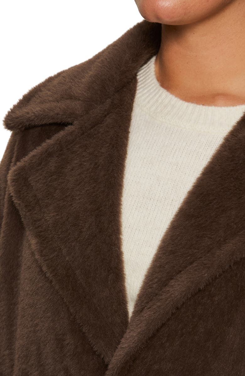 Sanctuary Colette Faux Fur Jacket, Alternate, color, Choco Chip