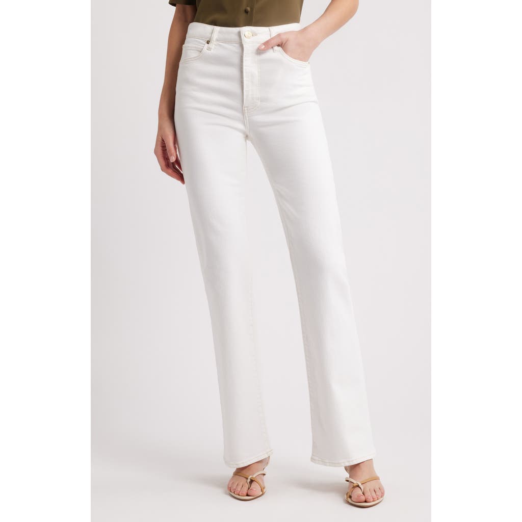 Frame The Arrow High Waist Relaxed Bootcut Jeans In Au Natural Clean