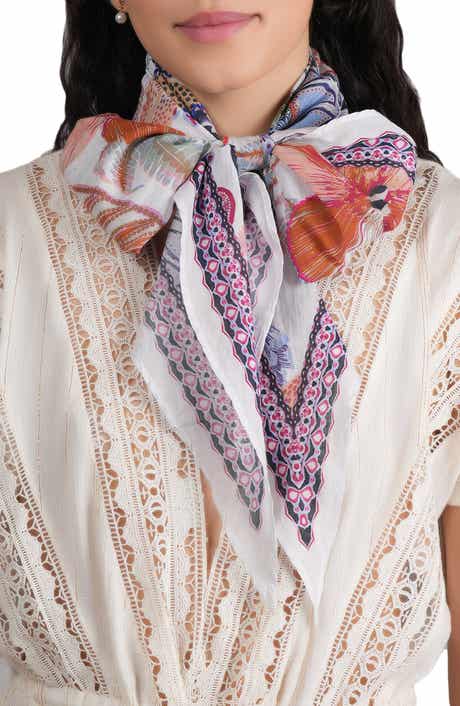 Geometric Cotton Scarf