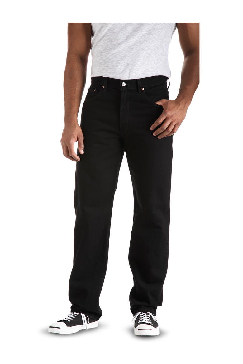 Relaxed-Fit 550 Jeans, Main, color, BLACK
