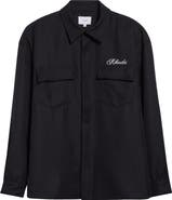 Rhude Boxy Long Sleeve Button-Up Work Shirt