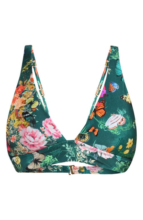 L'agence Lexie Bikini Top In Green