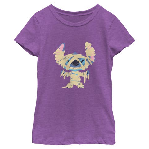 Girl's Lilo & Stitch Halloween Mummy Stitch T-shirt