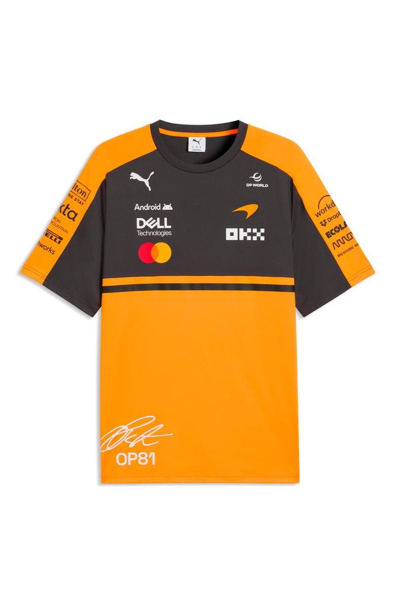McLaren Replica Piastri Racing T-Shirt, Alternate, color, PAPAYA