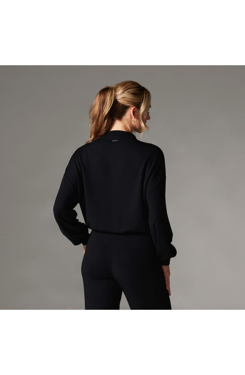 Tavi Slope Crew Sweatshirt, Alternate, color, Ebony