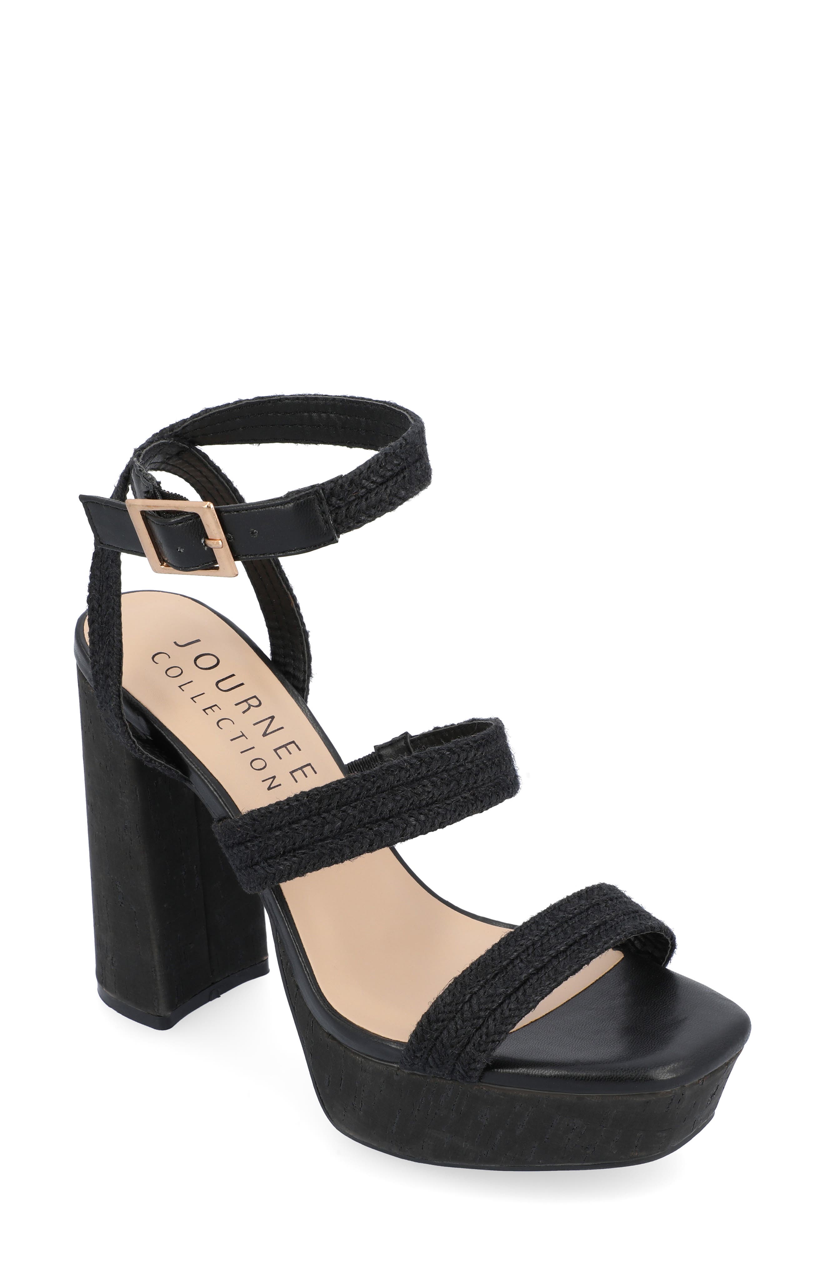 Journee Collection Sienne Platform Sandal