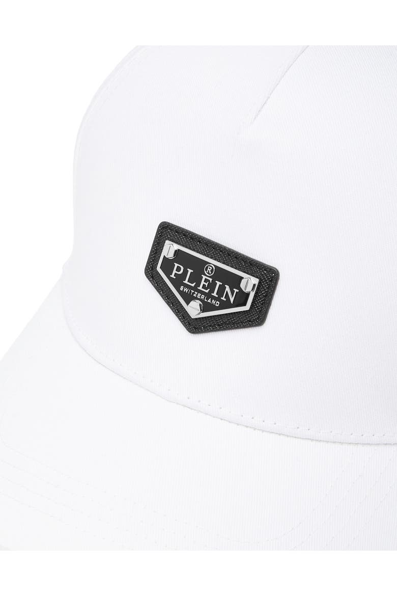 Baseball Cap Pp Plaque Unisex, Alternate, color, white