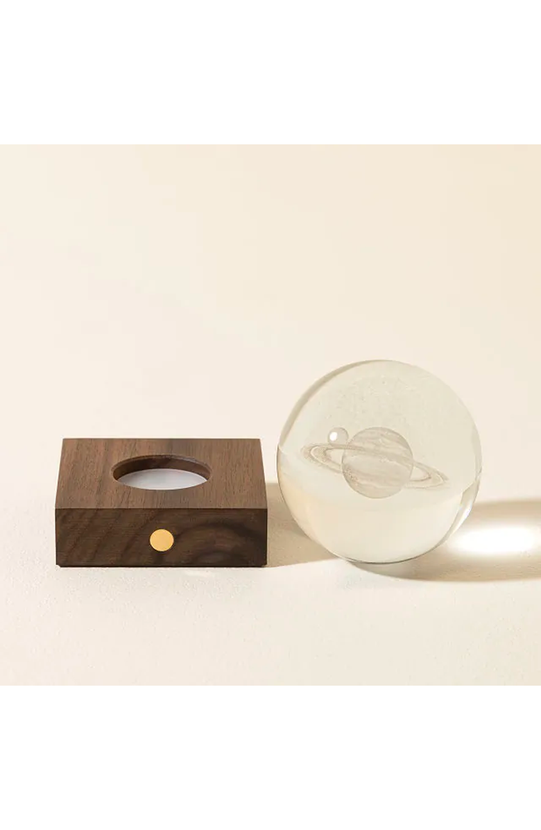 Uncommon Goods Saturn Light Globe by Gingko Design, Alternate, color, 