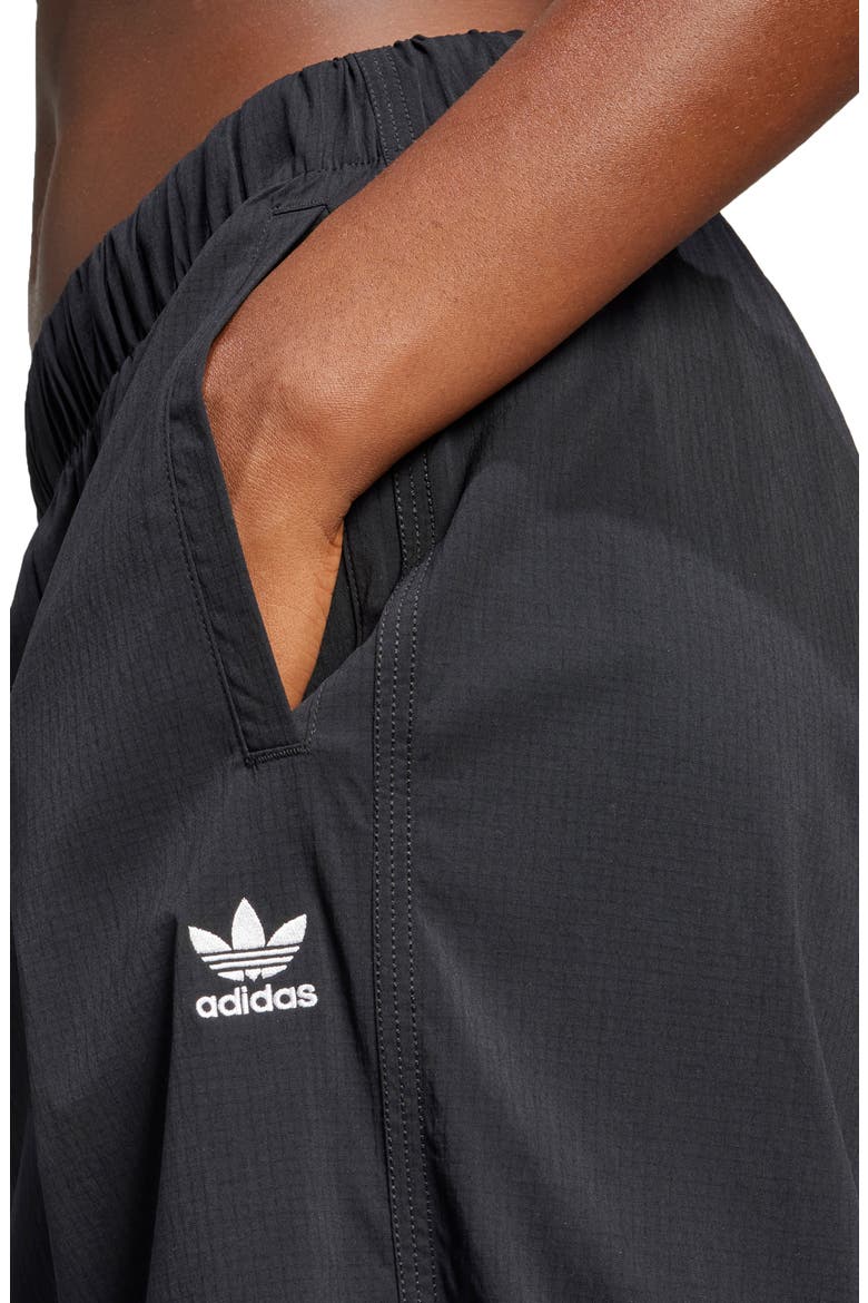 Essentials Ripstop Parachute Pants, Alternate, color, BLACK