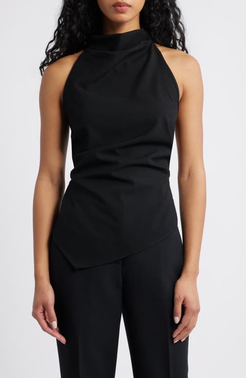 Emilia Sleeveless Asymmetric Top
