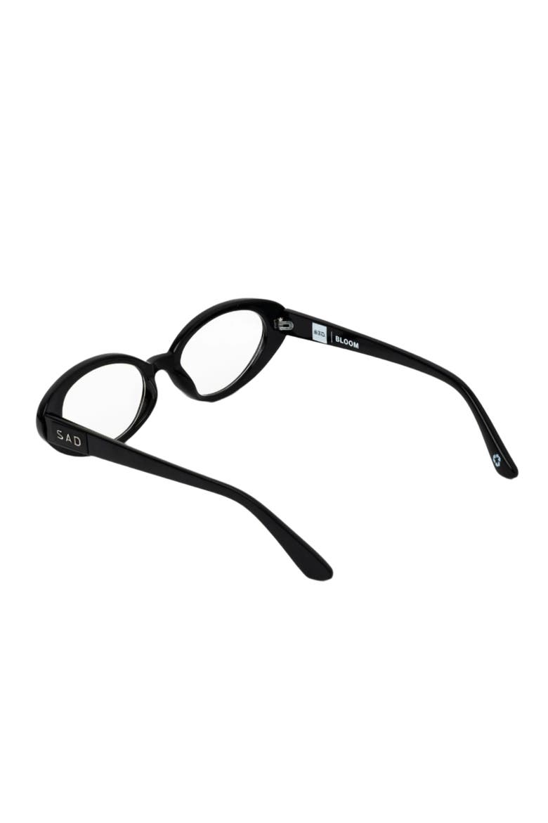 Bloom Sunglasses, Alternate, color, Gloss Black - Clear Lens