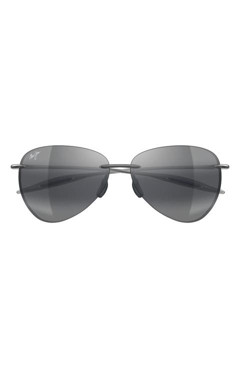 Sugar Beach 62mm PolarizedPlus2® Round Sunglasses