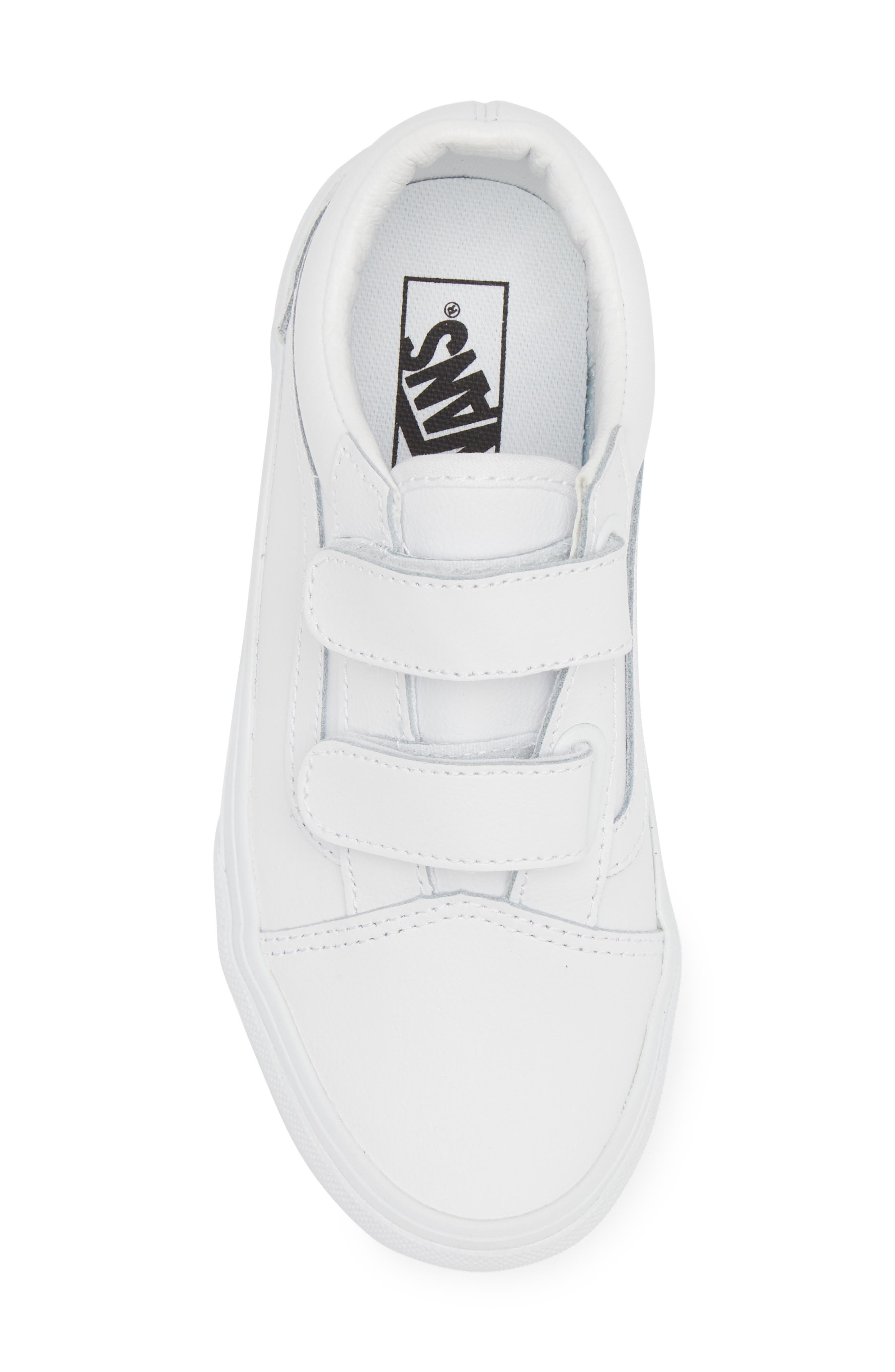 Vans Old Skool Sneaker, Alternate, color, Classic Tumble White Mono