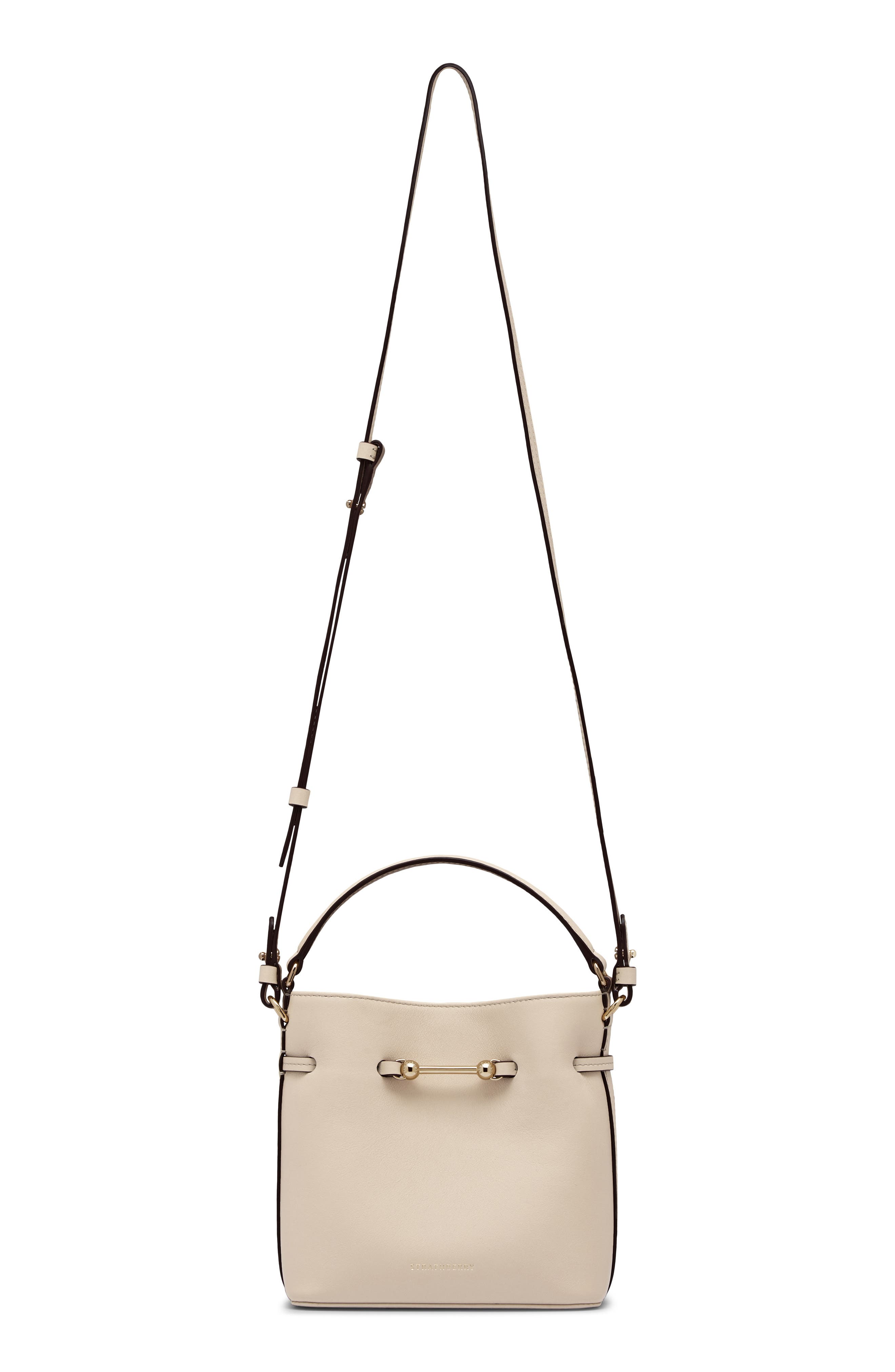 Mini Corda Leather Bucket Bag, Main, color, OAT