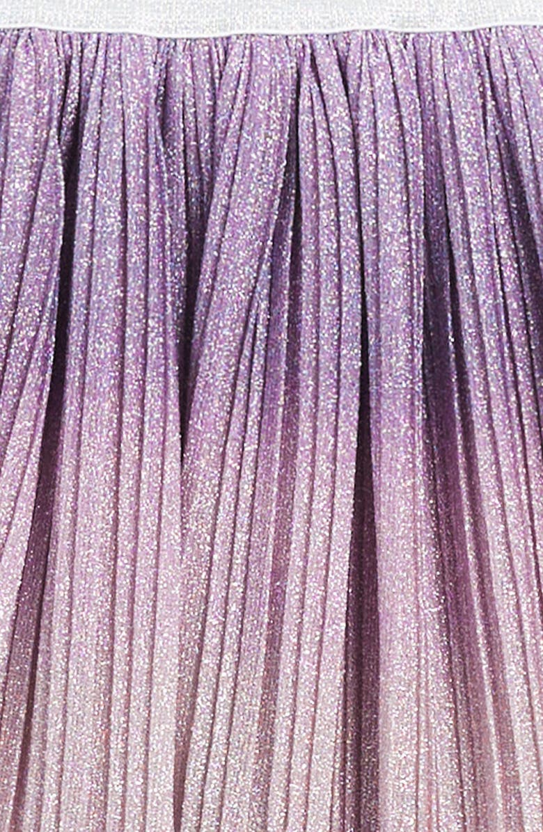 Tucker + Tate Kids' Pleated Metallic Skirt, Alternate, color, 