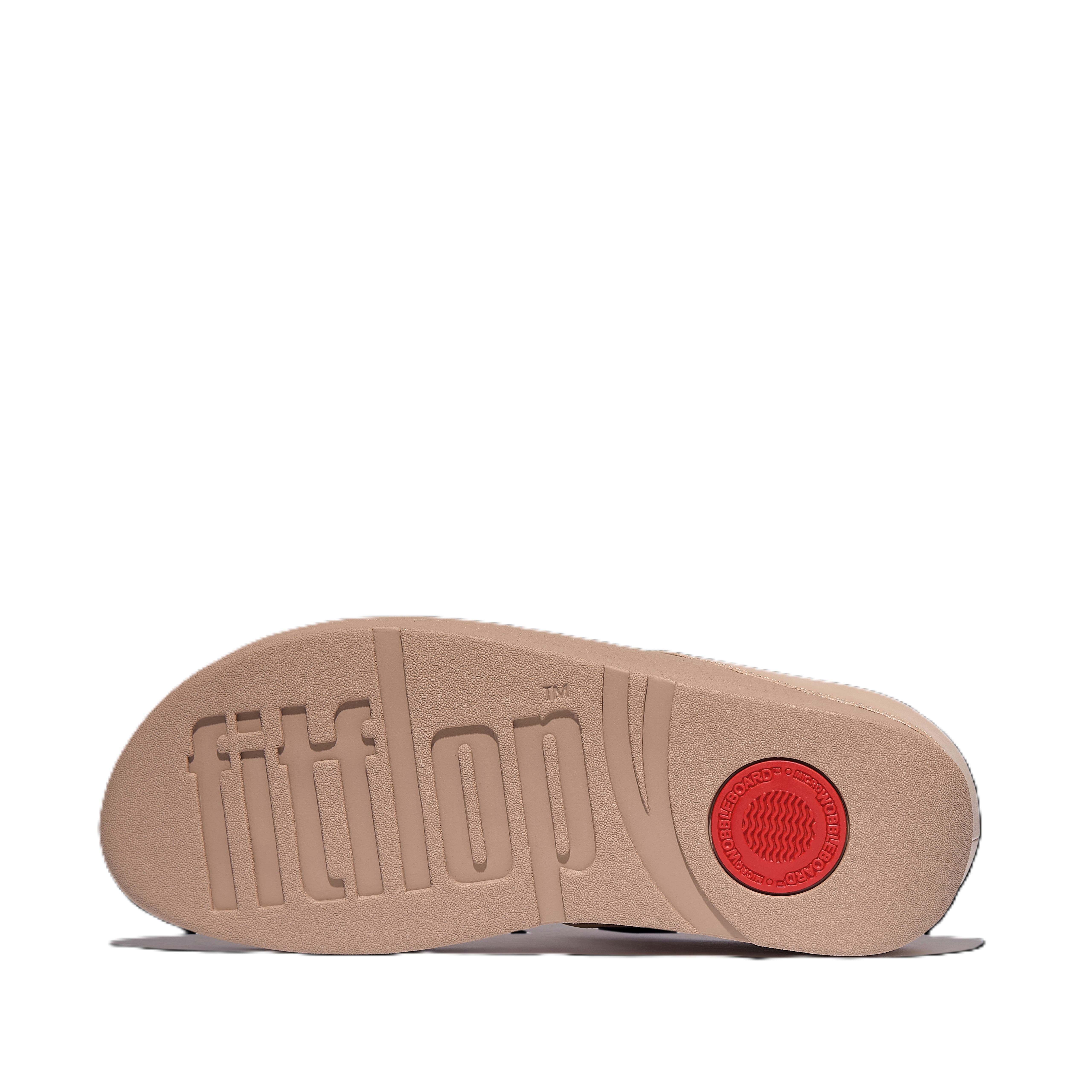 FitFlop Fino Crystal Chain Toe Post Sandals, Alternate, color, Classic Beige