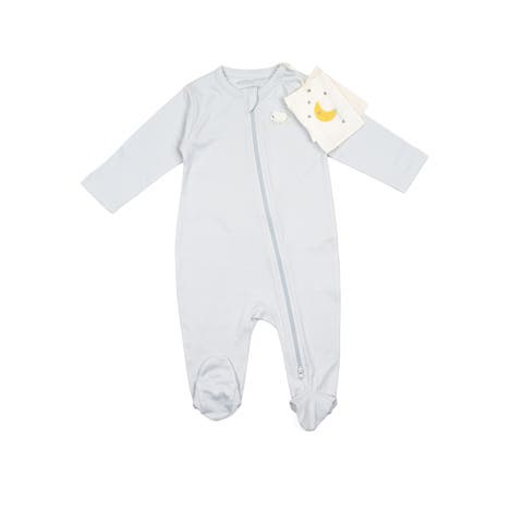 Pima Embroidered Footie