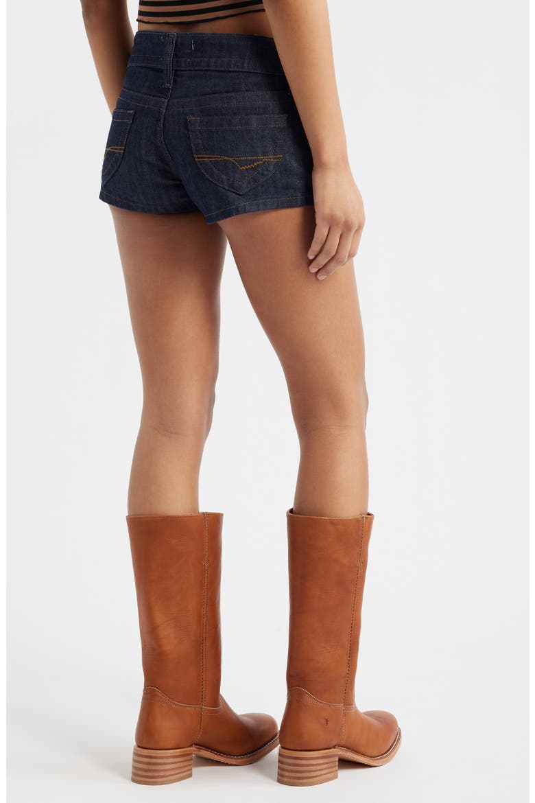 Piper Low Rise Denim Shorts, Alternate, color, RINSE