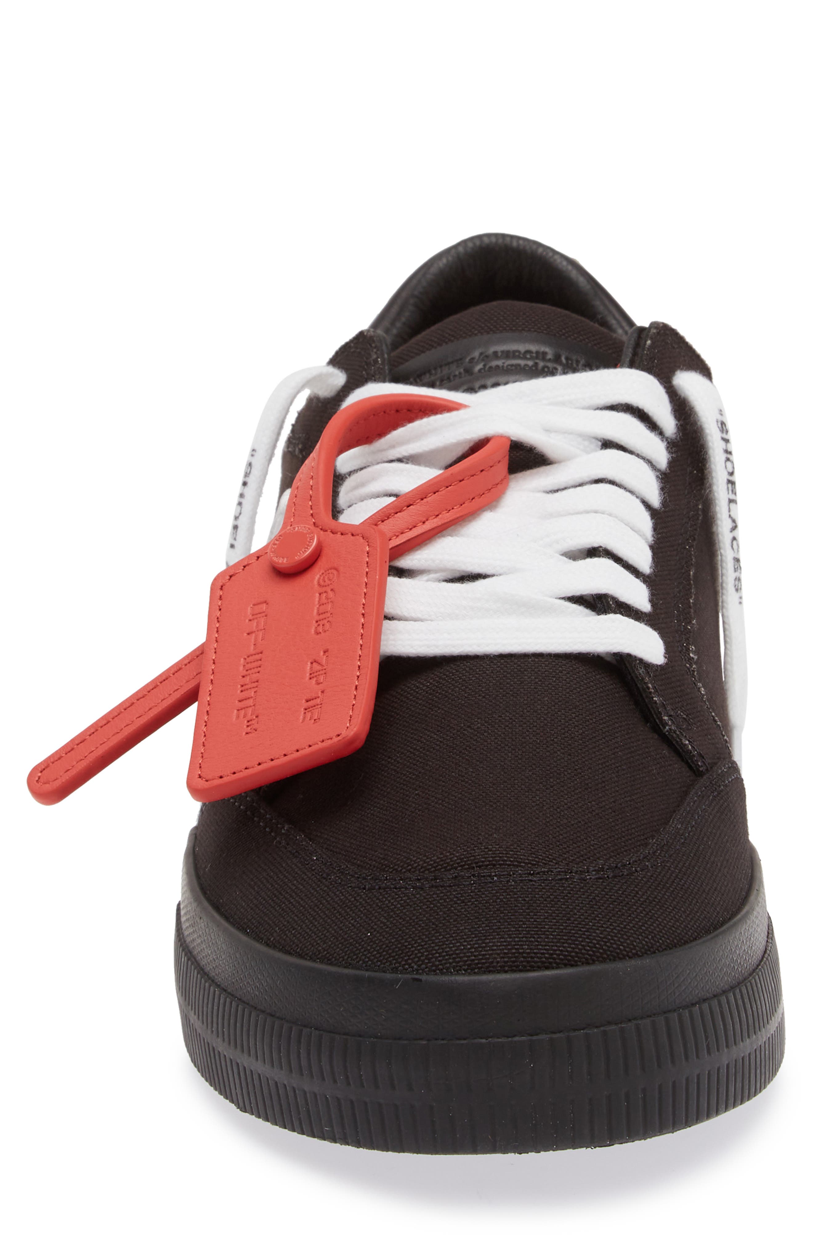 Off-White Arrow Canvas Low Top Sneaker, Alternate, color, 