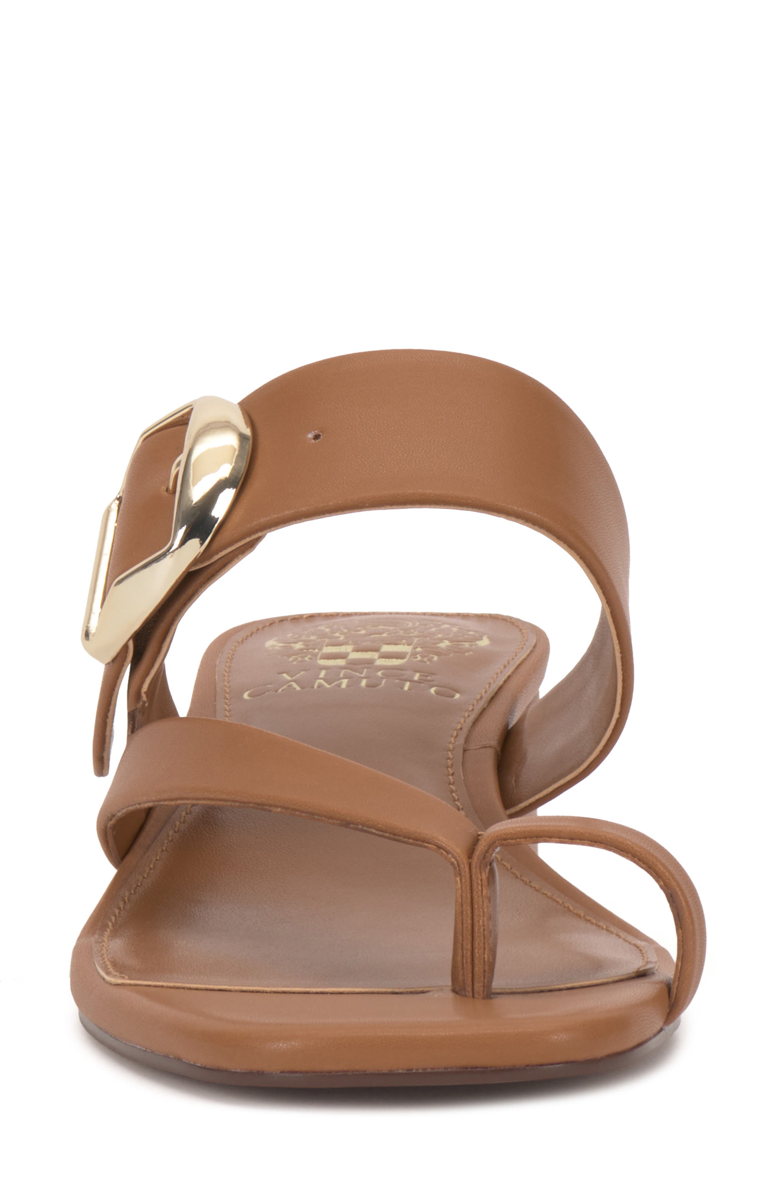 Laynnie Toe Loop Sandal, Alternate, color, GOLDEN WALNUT
