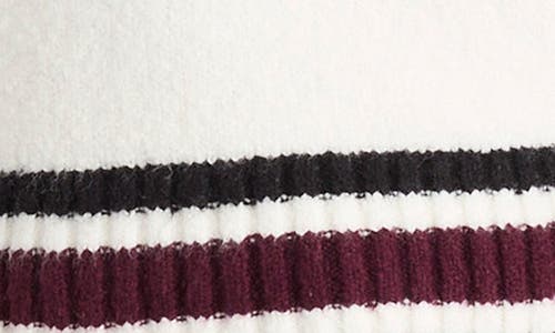 Madewell Ribbed-trim Mockneck Sweater In White