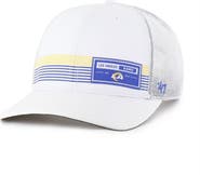 '47 Men's '47 White Los Angeles Rams Rangefinder Trucker Adjustable Hat