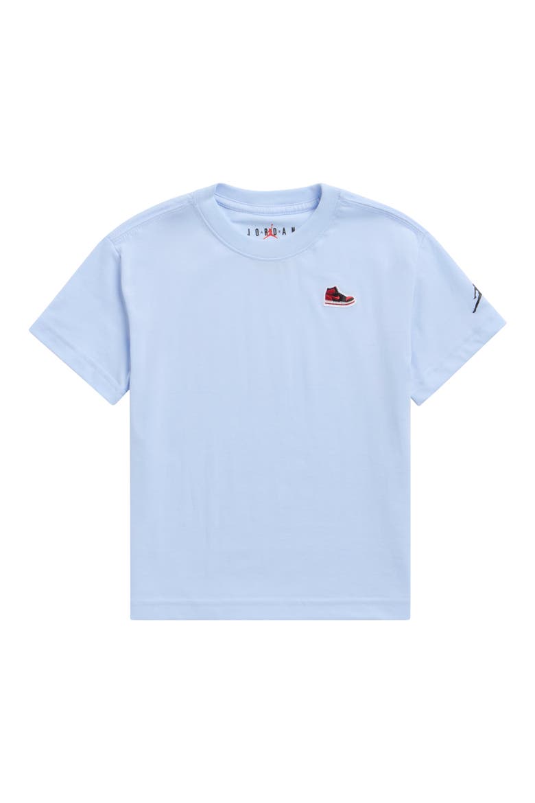 Kids' Jordan Sneaker Patch T-Shirt, Main, color, HYDROGEN BLUE