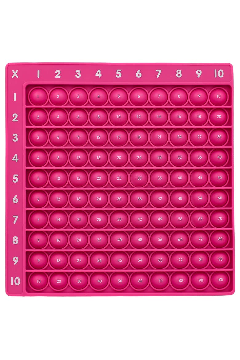 Multiplication Pop and Learn Bubble Board, Alternate, color, Multicolored