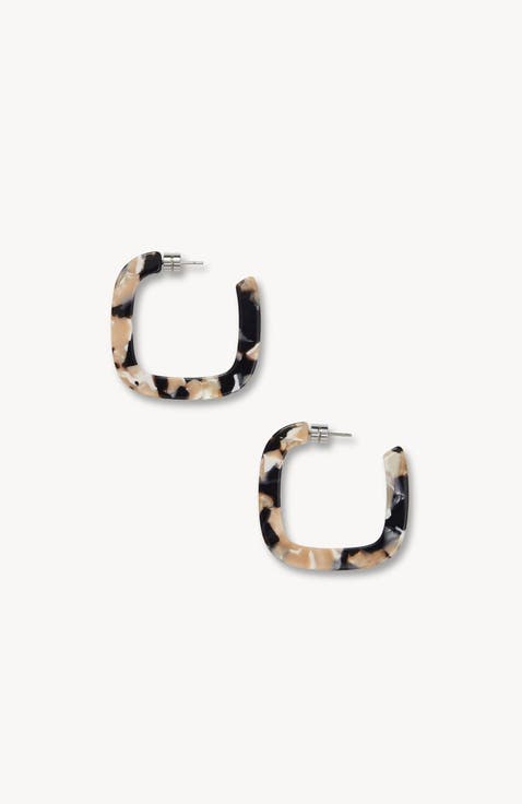 Midi Square Hoops