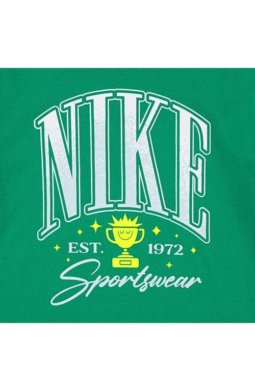 Nike Little Kids' Ace Arch T-shirt In Stadium Green
